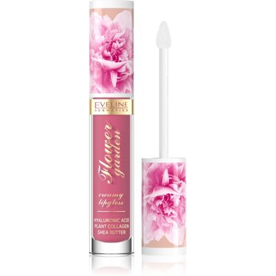 Eveline Cosmetics Flower Garden lucidalabbra in crema con acido ialuronico colore 03 Magnolia Charm 4.5 ml Eveline Cosmetics Flower Garden lucidalabbra in crema con acido ialuronico colore 03 Magnolia Charm 4.5 ml