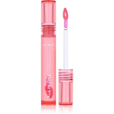 LAMEL All in One Lip Tinted Plumping Oil olio tonificante per le labbra per aumentare il volume № 401 Peachy 3 ml LAMEL All in One Lip Tinted Plumping Oil olio tonificante per le labbra per aumentare il volume № 401 Peachy 3 ml