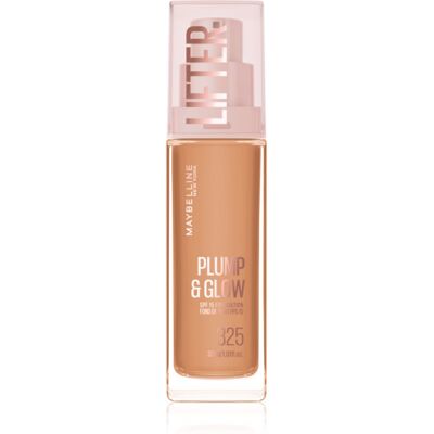 MAYBELLINE NEW YORK Lifter Plump & Glow fondotinta illuminante per un look naturale colore 325 30 ml MAYBELLINE NEW YORK Lifter Plump & Glow fondotinta illuminante per un look naturale colore 325 30 ml
