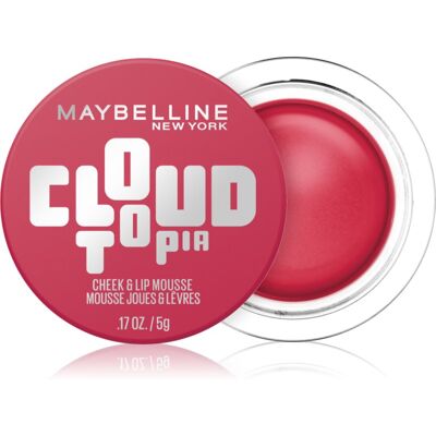 MAYBELLINE NEW YORK CloudTopia blush in crema matte per labbra e guance colore 02 Ethernal Rouge 5 g MAYBELLINE NEW YORK CloudTopia blush in crema matte per labbra e guance colore 02 Ethernal Rouge 5 g