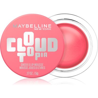 MAYBELLINE NEW YORK CloudTopia blush in crema matte per labbra e guance colore 07 Moonlit Rose 5 g MAYBELLINE NEW YORK CloudTopia blush in crema matte per labbra e guance colore 07 Moonlit Rose 5 g