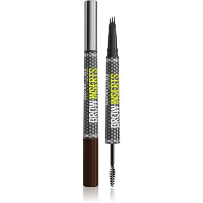 MAYBELLINE NEW YORK Brow Inserts matita per sopracciglia con spazzolino 2 in 1 colore 06 Black Brown 1.25 ml MAYBELLINE NEW YORK Brow Inserts matita per sopracciglia con spazzolino 2 in 1 colore 06 Black Brown 1.25 ml
