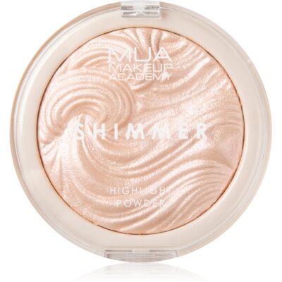 MUA Makeup Academy Shimmer illuminante compatto in polvere colore Pink Shimmer 8 g MUA Makeup Academy Shimmer illuminante compatto in polvere colore Pink Shimmer 8 g