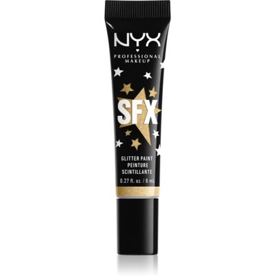 NYX Professional Makeup Halloween Glitter Paint Broomstick Baddie - Glitter viso e corpo - 8ml NYX Professional Makeup Halloween Glitter Paint Broomstick Baddie - Glitter viso e corpo - 8ml