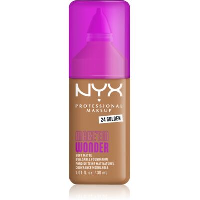 NYX Professional Makeup Make ‘Em Wonder fondotinta opacizzante leggero colore 24 Golden 30 ml NYX Professional Makeup Make ‘Em Wonder fondotinta opacizzante leggero colore 24 Golden 30 ml