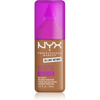 NYX Professional Makeup Make ‘Em Wonder fondotinta opacizzante leggero colore 30 Light Nutmeg 30 ml NYX Professional Makeup Make ‘Em Wonder fondotinta opacizzante leggero colore 30 Light Nutmeg 30 ml