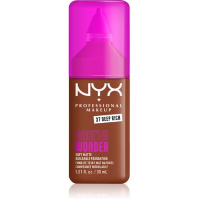 NYX Professional Makeup Make ‘Em Wonder fondotinta opacizzante leggero colore 37 Deep Rich 30 ml NYX Professional Makeup Make ‘Em Wonder fondotinta opacizzante leggero colore 37 Deep Rich 30 ml