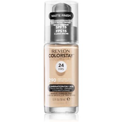 Revlon Cosmetics ColorStay™ SPF 15 fondotinta opacizzante lunga tenuta per pelli grasse e miste colore 290 Natural Ochre 30 ml Revlon Cosmetics ColorStay™ SPF 15 fondotinta opacizzante lunga tenuta per pelli grasse e miste colore 290 Natural Ochre 30 ml
