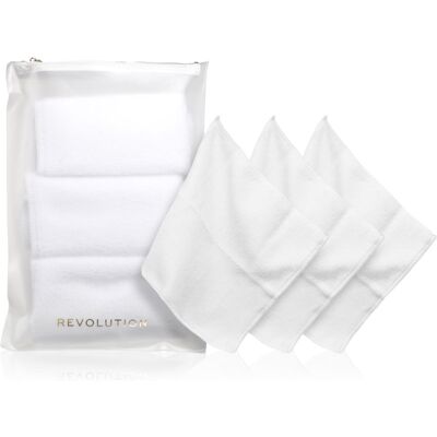 Revolution PRO Miracle Microfibre Cleansing Cloths panno struccante 3 pz Revolution PRO Miracle Microfibre Cleansing Cloths panno struccante 3 pz