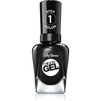 Sally Hansen Miracle Gel™ smalto gel per unghie senza lampada UV/LED colore 460 Blacky O 14,7 ml Sally Hansen Miracle Gel™ smalto gel per unghie senza lampada UV/LED colore 460 Blacky O 14,7 ml
