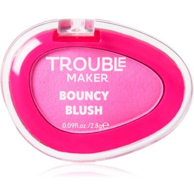 Trouble Maker Bouncy Blush blush in polvere colore Bounce Hot Pink 2.8 g Trouble Maker Bouncy Blush blush in polvere colore Bounce Hot Pink 2.8 g