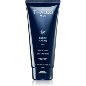 Thalgo Force Marine Wake-Up Shower docciaschiuma rivitalizzante per corpo e capelli per uomo 200 ml Thalgo Force Marine Wake-Up Shower docciaschiuma rivitalizzante per corpo e capelli per uomo 200 ml
