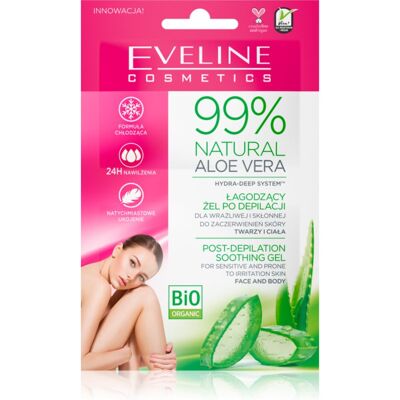 Eveline Cosmetics Gel Lenitivo all'Aloe Vera - Dopo Depilazione - 10ml Eveline Cosmetics Gel Lenitivo all'Aloe Vera - Dopo Depilazione - 10ml