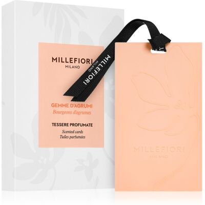 Millefiori Milano Laundry Gemme D´Agrumi carta profumata 3 pz Millefiori Milano Laundry Gemme D´Agrumi carta profumata 3 pz