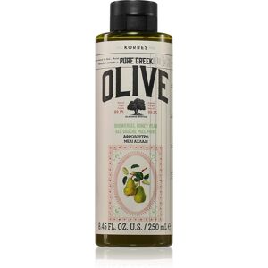 Korres Pure Greek Olive & Honey Pear gel doccia rinfrescante 250 ml Korres Pure Greek Olive & Honey Pear gel doccia rinfrescante 250 ml