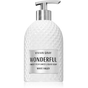 Vivian Gray Wonderful White Valley sapone liquido di lusso per le mani 500 ml Vivian Gray Wonderful White Valley sapone liquido di lusso per le mani 500 ml
