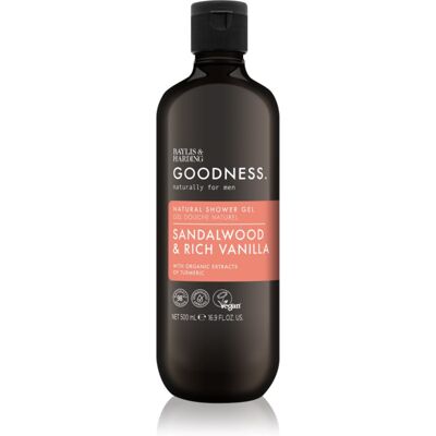 Baylis & Harding Goodness Sandalwood & Rich Vanilla gel doccia per uomo 500 ml Baylis & Harding Goodness Sandalwood & Rich Vanilla gel doccia per uomo 500 ml