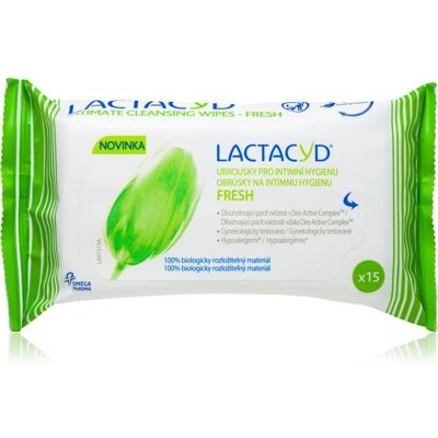 Lactacyd Fresh Salviette per l'igiene intima - 15 pz Lactacyd Fresh Salviette per l'igiene intima - 15 pz