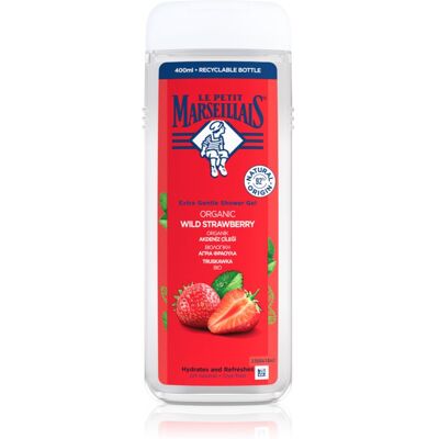 Le Petit Marseillais Organic Wild Strawberry gel doccia delicato 400 ml Le Petit Marseillais Organic Wild Strawberry gel doccia delicato 400 ml
