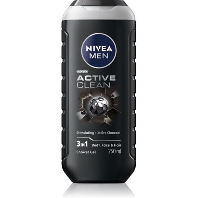 Nivea Men Active Clean Gel Doccia 250ml - Gel doccia Nivea Men Active Clean Gel Doccia 250ml - Gel doccia