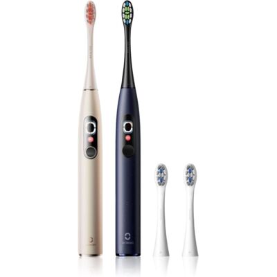 Oclean X Pro Digital Duo Set - Spazzolino elettrico sonico - Oro e blu Oclean X Pro Digital Duo Set - Spazzolino elettrico sonico - Oro e blu