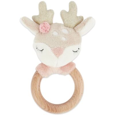 Bieco Grasping Toy with Rattle Fawn Ella giocattolo con sonaglio 0 m+ 1 pz Bieco Grasping Toy with Rattle Fawn Ella giocattolo con sonaglio 0 m+ 1 pz