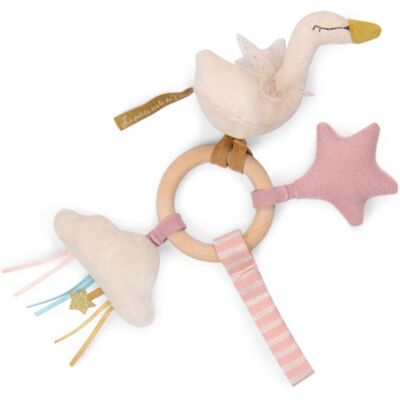 Sonaglio Bebè Moulin Roty - Cigno con Nuvola e Stella - 30cm Sonaglio Bebè Moulin Roty - Cigno con Nuvola e Stella - 30cm
