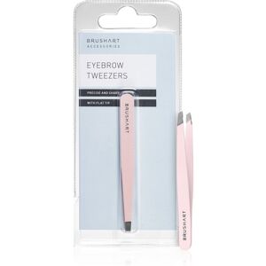 BrushArt Accessories Eyebrow tweezers pinzetta Pink 1 pz BrushArt Accessories Eyebrow tweezers pinzetta Pink 1 pz
