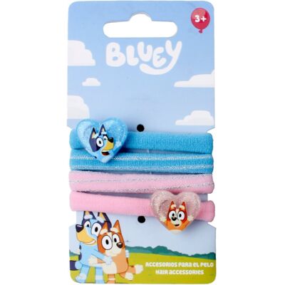 Disney Bluey Hair Accessories elastici per capelli per bambini 4 pz Disney Bluey Hair Accessories elastici per capelli per bambini 4 pz
