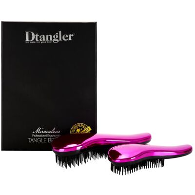 Set di Spazzole Rosa Dtangler Miraculous - Per districare i capelli Set di Spazzole Rosa Dtangler Miraculous - Per districare i capelli