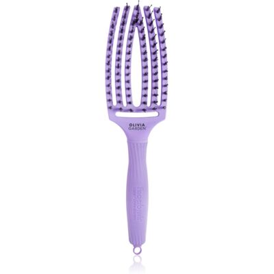 Olivia Garden Fingerbrush Bloom spazzola piatta Lavender 1 pz Olivia Garden Fingerbrush Bloom spazzola piatta Lavender 1 pz