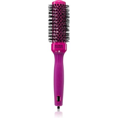 Olivia Garden Expert Shine Hot Pink spazzola asciugante per capelli lunghi 35 mm 1 pz Olivia Garden Expert Shine Hot Pink spazzola asciugante per capelli lunghi 35 mm 1 pz