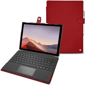 Noreve Custodia in pelle Microsoft Surface Pro 7 Perpétuelle Rouge