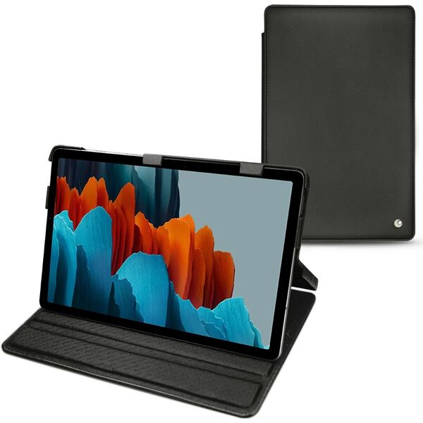 noreve custodia in pelle samsung galaxy tab s7+ perpétuelle noir