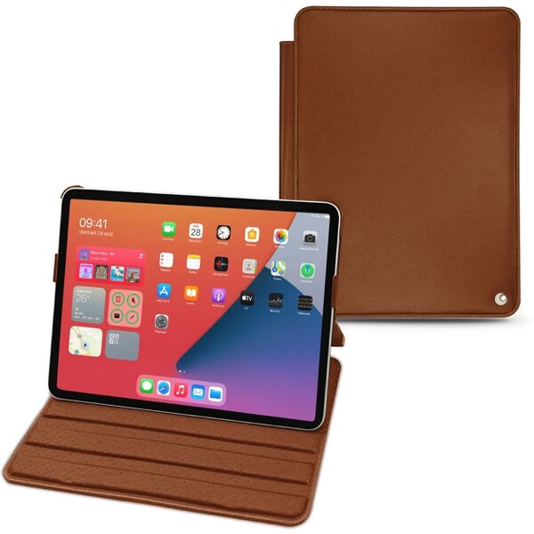 noreve custodia in pelle apple ipad mini 6 perpétuelle marron