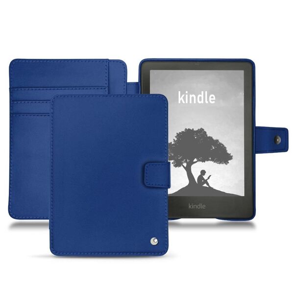 noreve custodia in pelle amazon kindle signature edition perpétuelle bleu océan