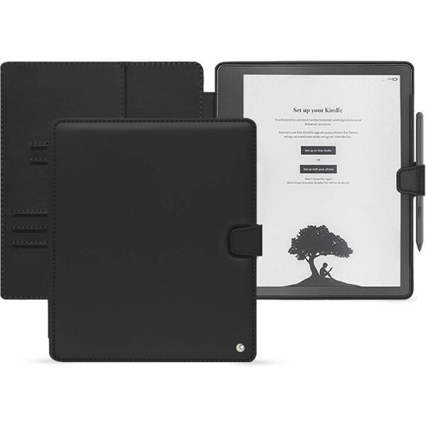 noreve custodia in pelle amazon kindle scribe perpétuelle noir