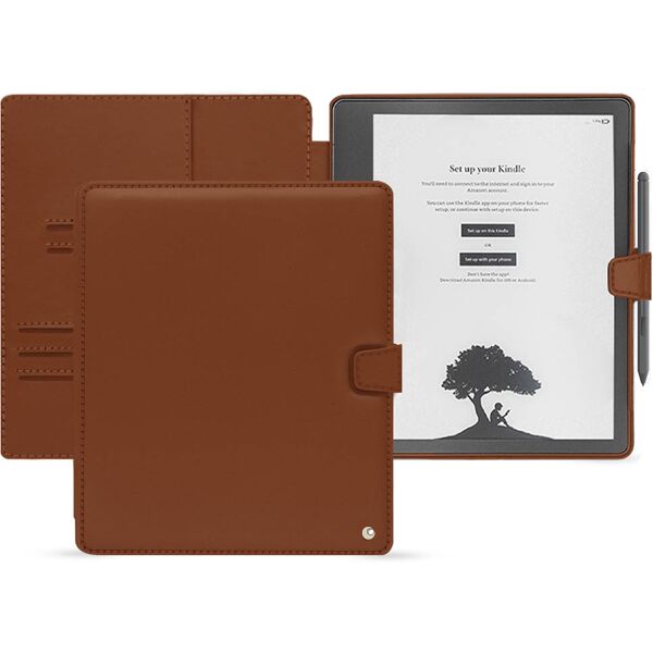 noreve custodia in pelle amazon kindle scribe perpétuelle marron