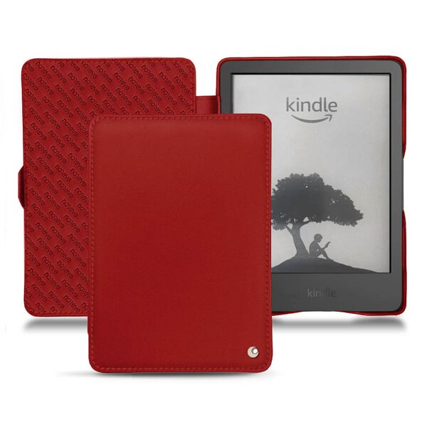 noreve custodia in pelle amazon kindle (2022) perpétuelle rouge