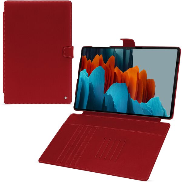 noreve custodia in pelle samsung galaxy tab s9 ultra perpétuelle rouge