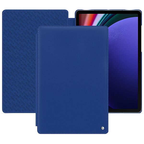 noreve custodia in pelle samsung galaxy tab s9+ perpétuelle bleu océan