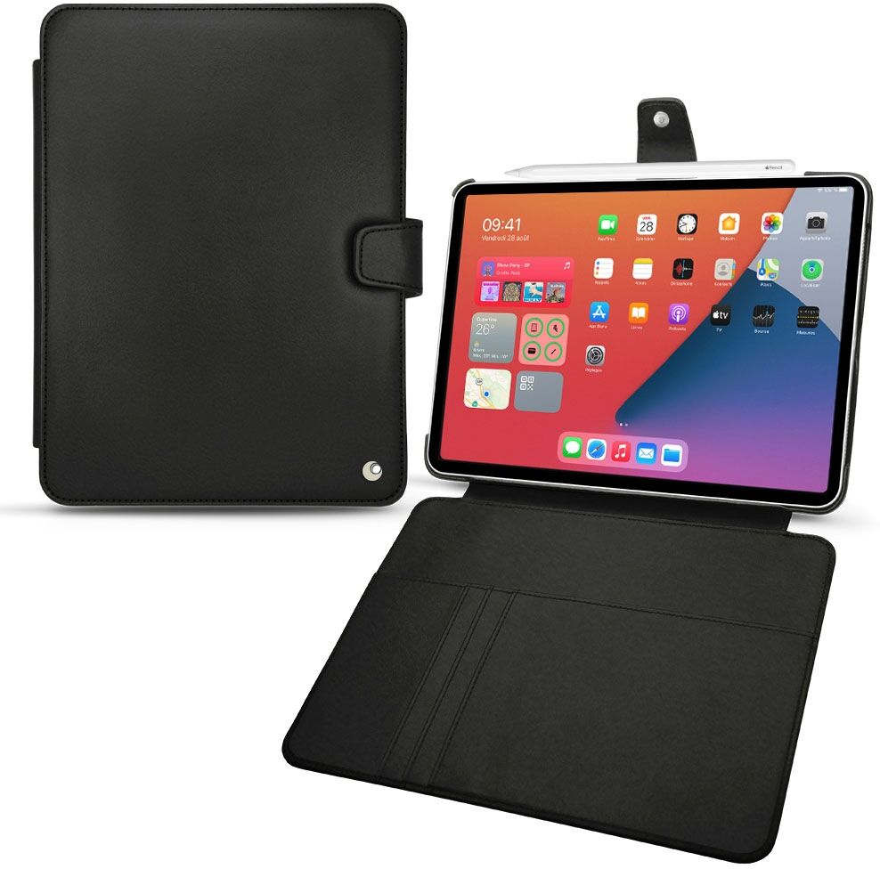 noreve custodia in pelle apple ipad mini 6 perpétuelle noir