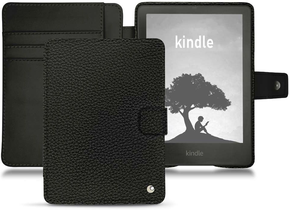 noreve custodia in pelle amazon kindle signature edition ambition ebène