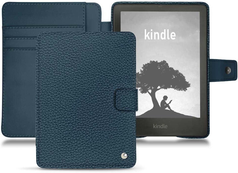 noreve custodia in pelle amazon kindle signature edition ambition indigo