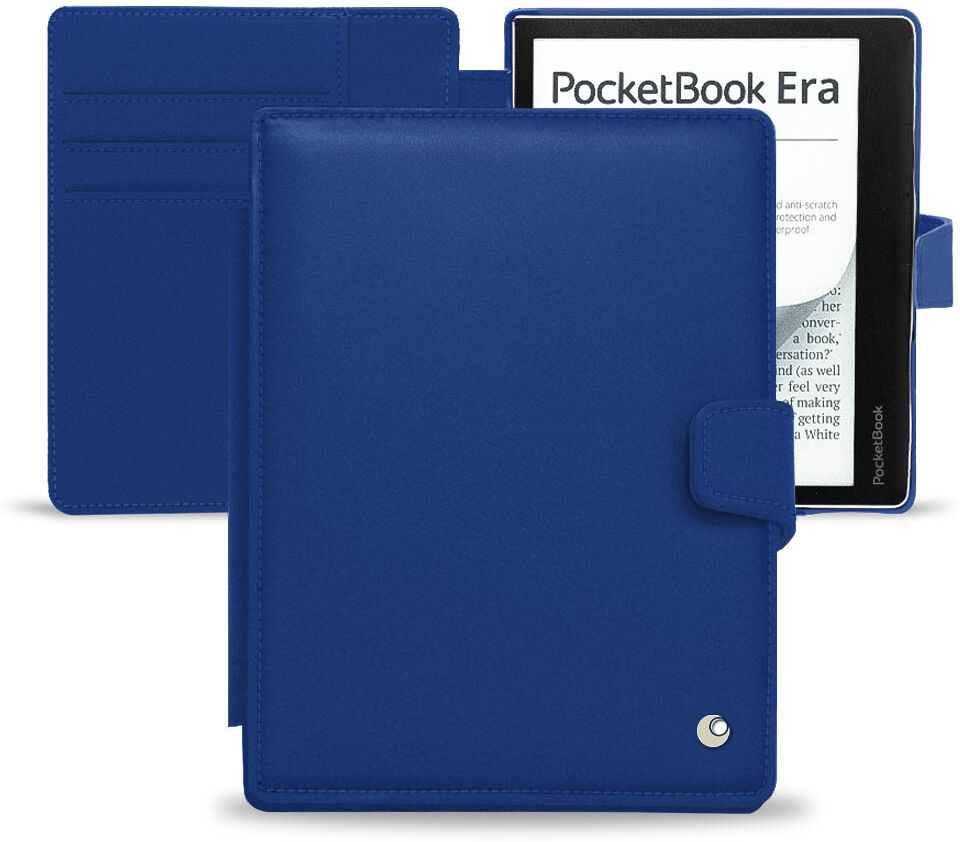 noreve custodia in pelle pocketbook era perpétuelle bleu océan