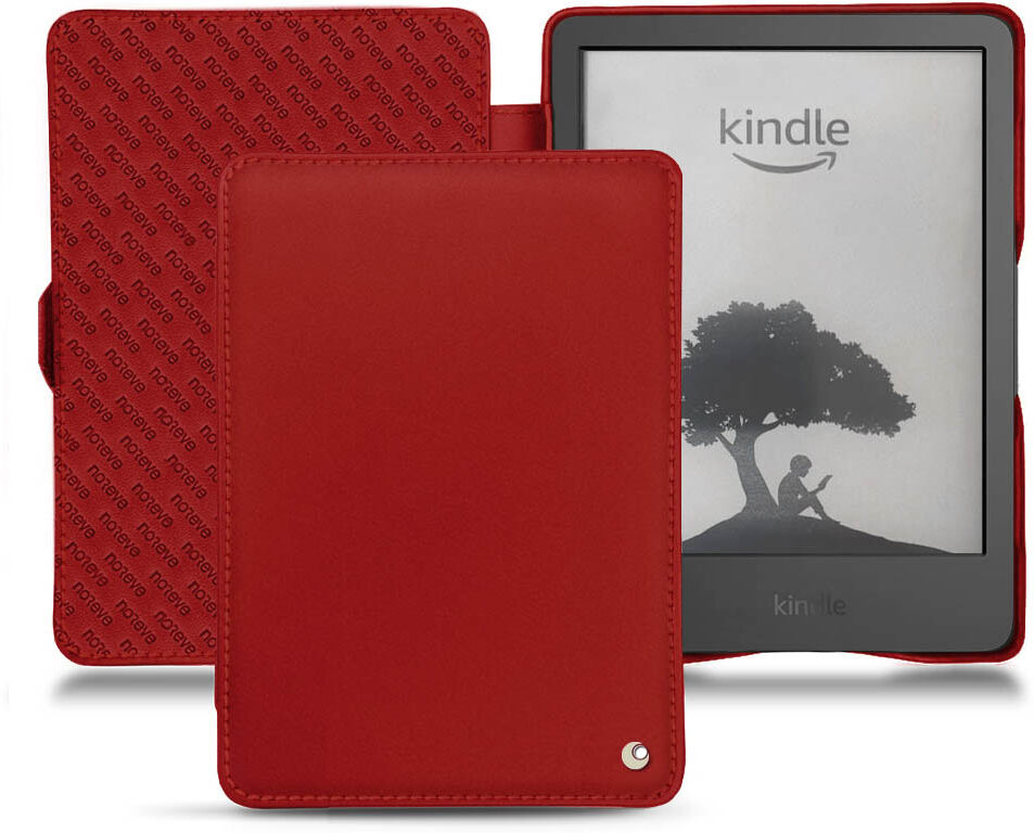 noreve custodia in pelle amazon kindle (2022) perpétuelle rouge