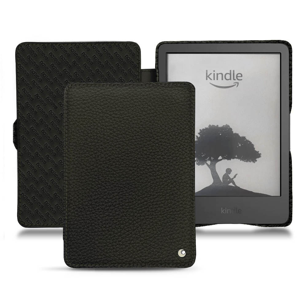 noreve custodia in pelle amazon kindle (2022) ambition ebène