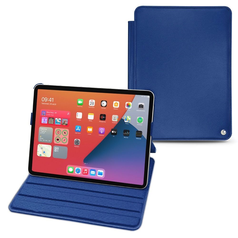 Noreve Custodia in pelle Apple iPad mini 6 Perpétuelle Bleu océan