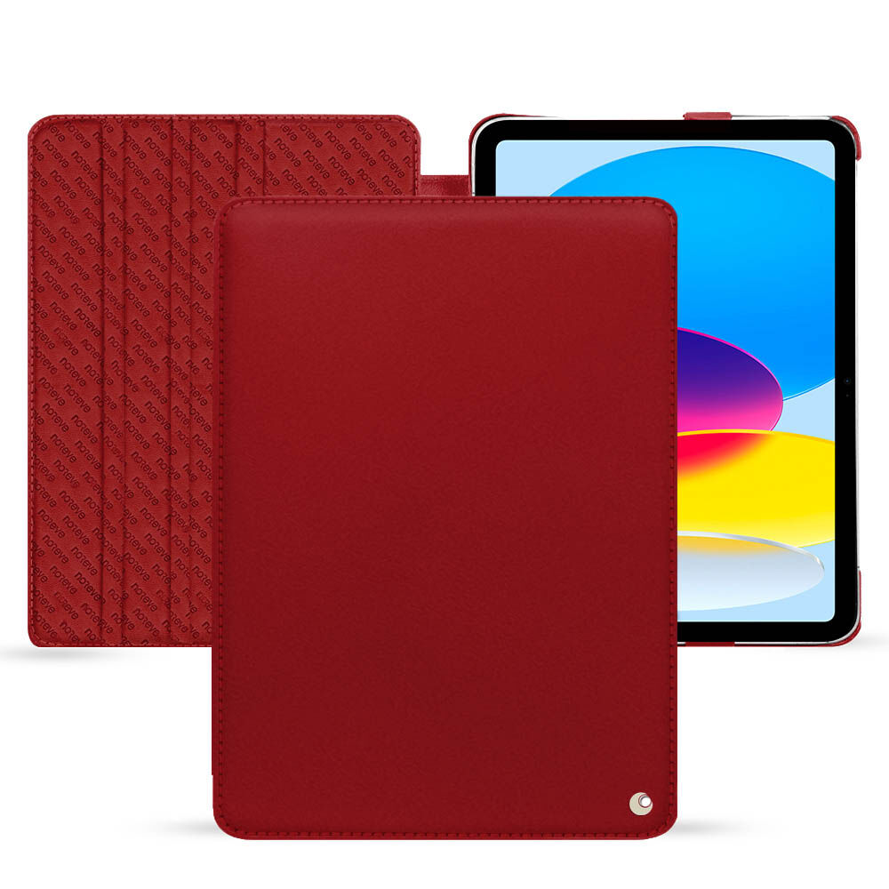 Noreve Custodia in pelle Apple iPad (2022) Perpétuelle Rouge