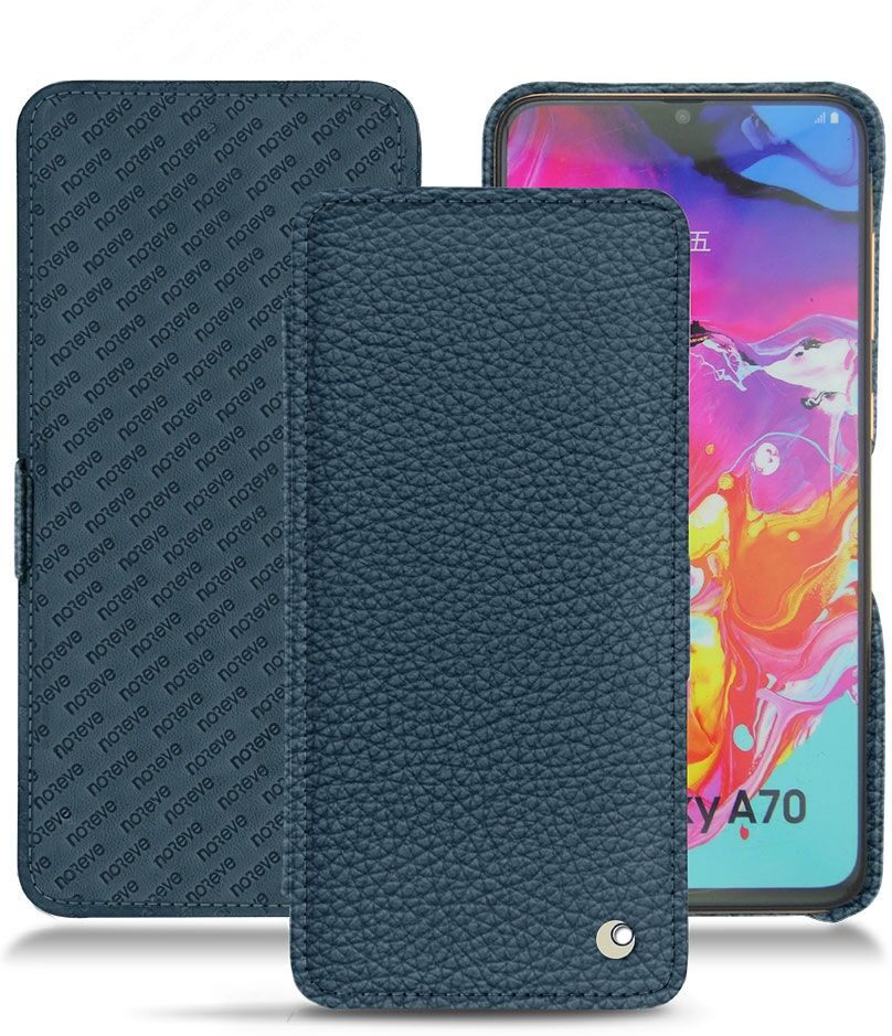 Noreve Custodia in pelle Samsung Galaxy A70 Ambition Indigo